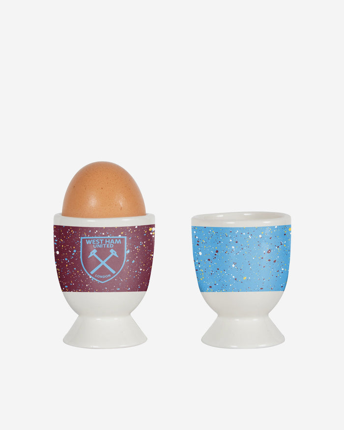 West Ham United FC 2 Pack Paint Splatter Egg Cup FOCO - FOCO.com | UK & IRE