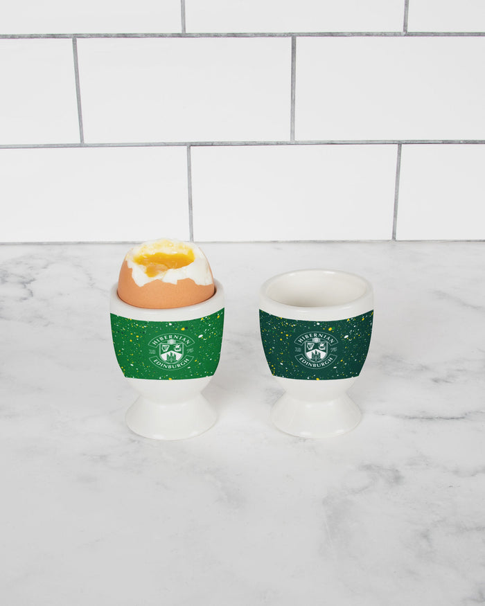 Hibernian FC 2 Pack Paint Splatter Egg Cup FOCO - FOCO.com | UK & IRE
