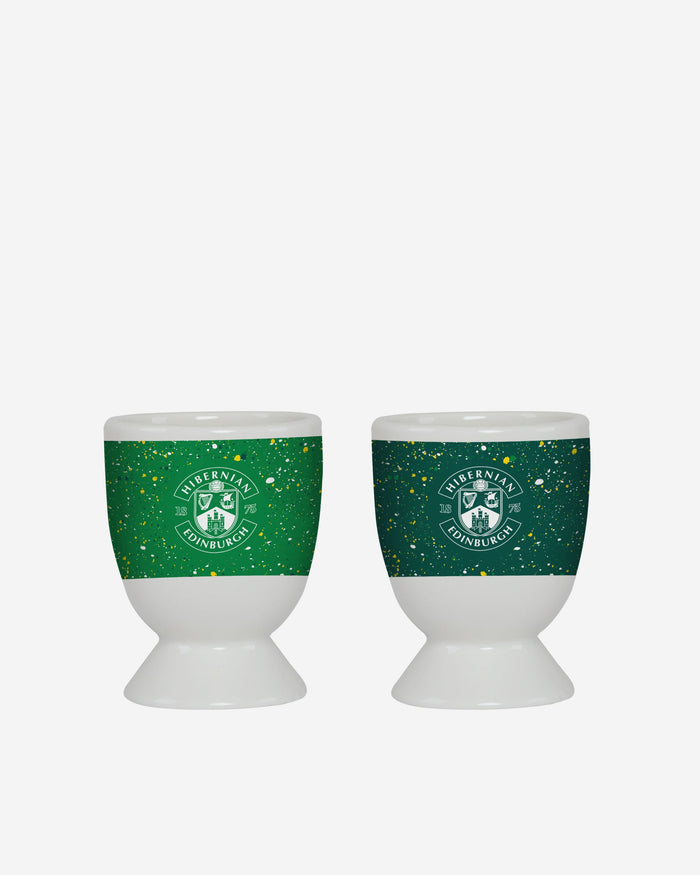 Hibernian FC 2 Pack Paint Splatter Egg Cup FOCO - FOCO.com | UK & IRE