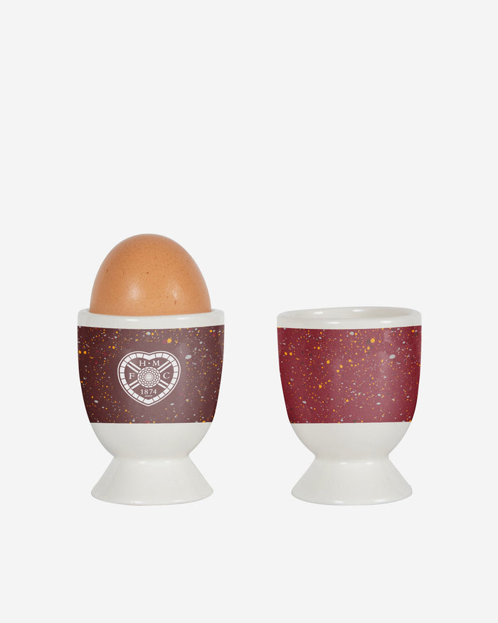 Heart Of Midlothian FC 2 Pack Paint Splatter Egg Cup FOCO - FOCO.com | UK & IRE