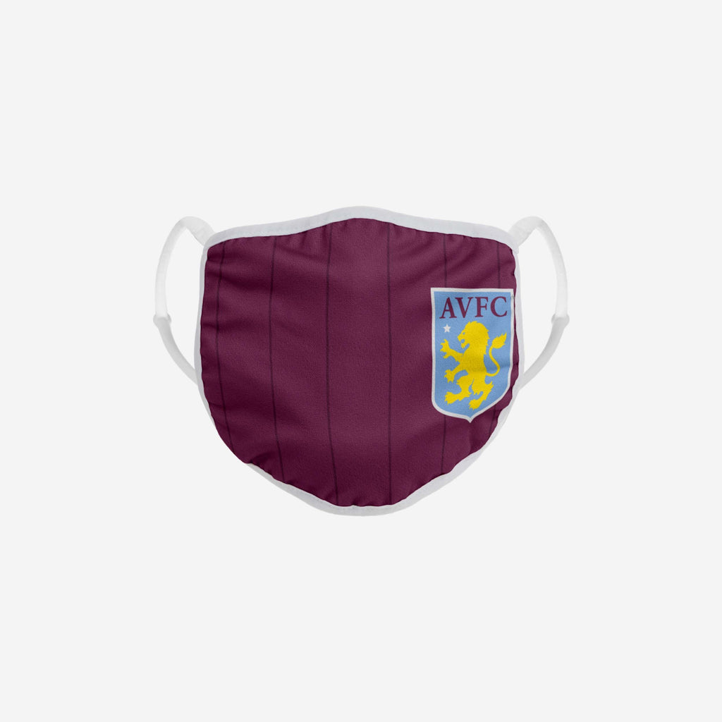 Aston Villa FC Adjustable Home Kit Face Cover FOCO - FOCO.com | UK & IRE