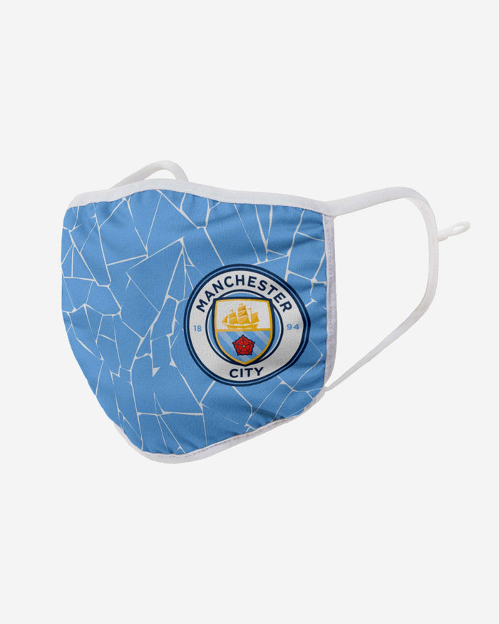 Manchester City FC Adjustable Home Kit Face Cover FOCO - FOCO.com | UK & IRE