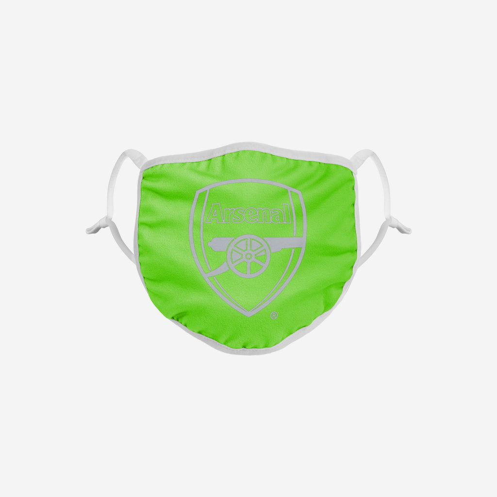 Arsenal FC Green Neon Reflective Face Cover FOCO - FOCO.com | UK & IRE