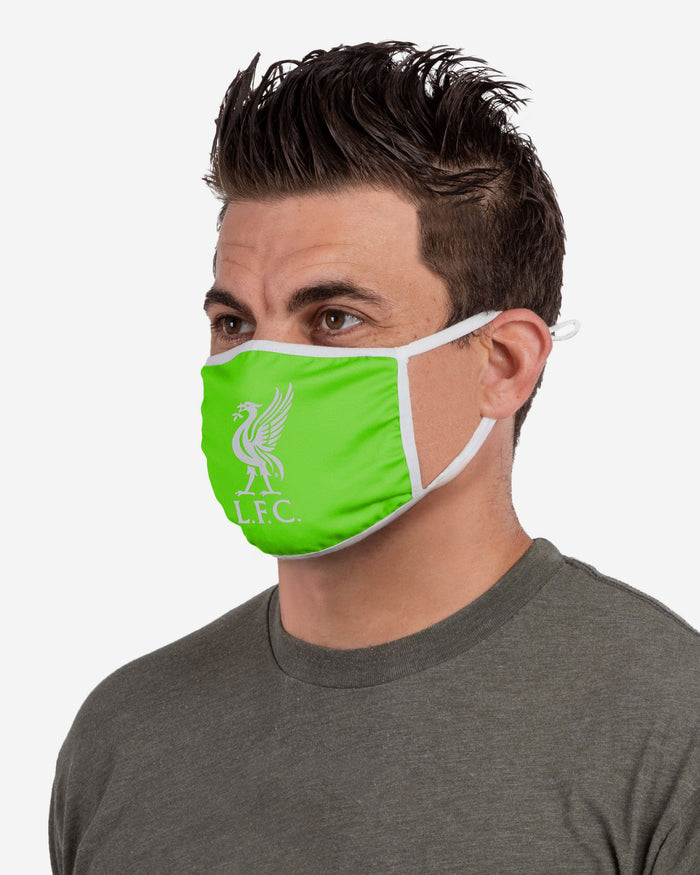 Liverpool FC Green Neon Reflective Face Cover FOCO - FOCO.com | UK & IRE
