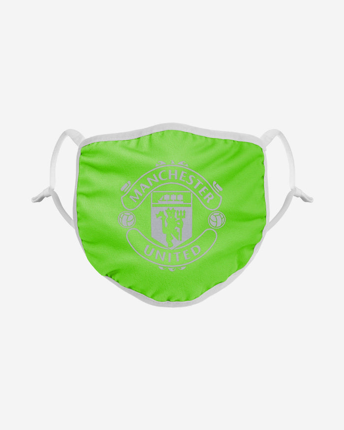 Manchester United FC Green Neon Reflective Face Cover FOCO - FOCO.com | UK & IRE