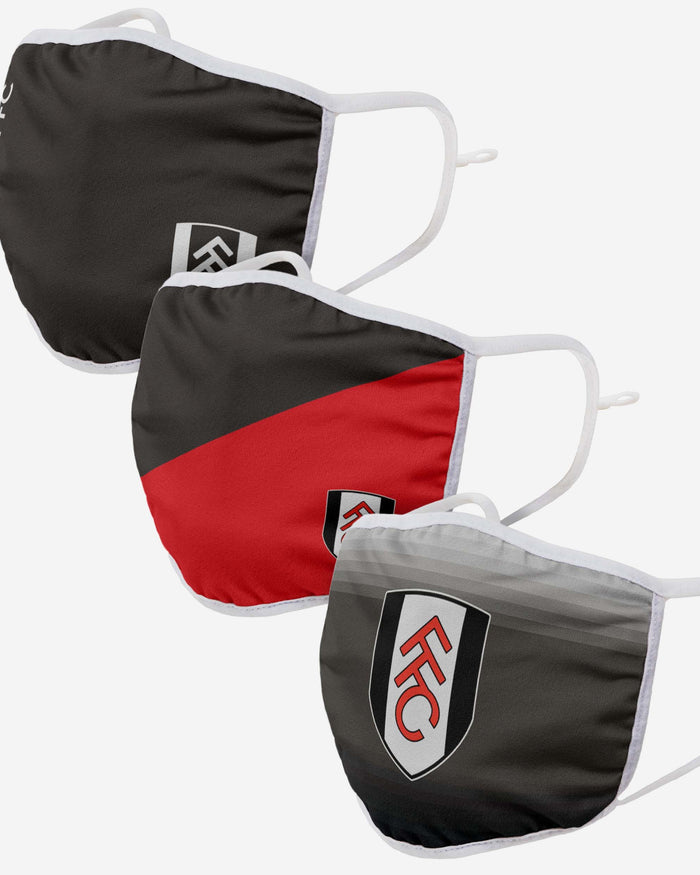 Fulham FC 3 Pack Adjustable Printed Face Cover FOCO - FOCO.com | UK & IRE
