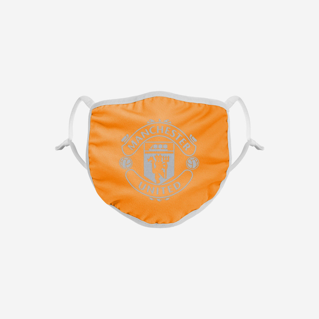 Manchester United FC Orange Neon Reflective Face Cover FOCO - FOCO.com | UK & IRE
