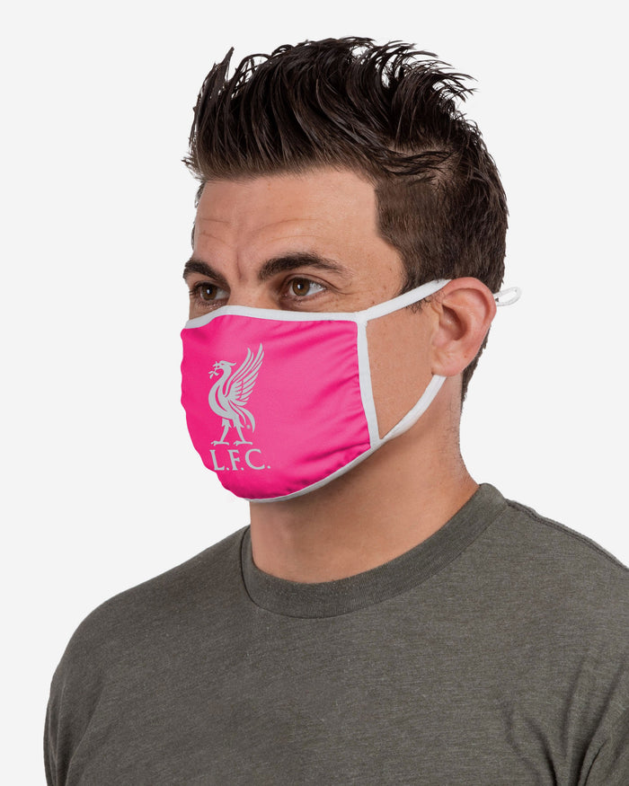 Liverpool FC Pink Neon Reflective Face Cover FOCO - FOCO.com | UK & IRE