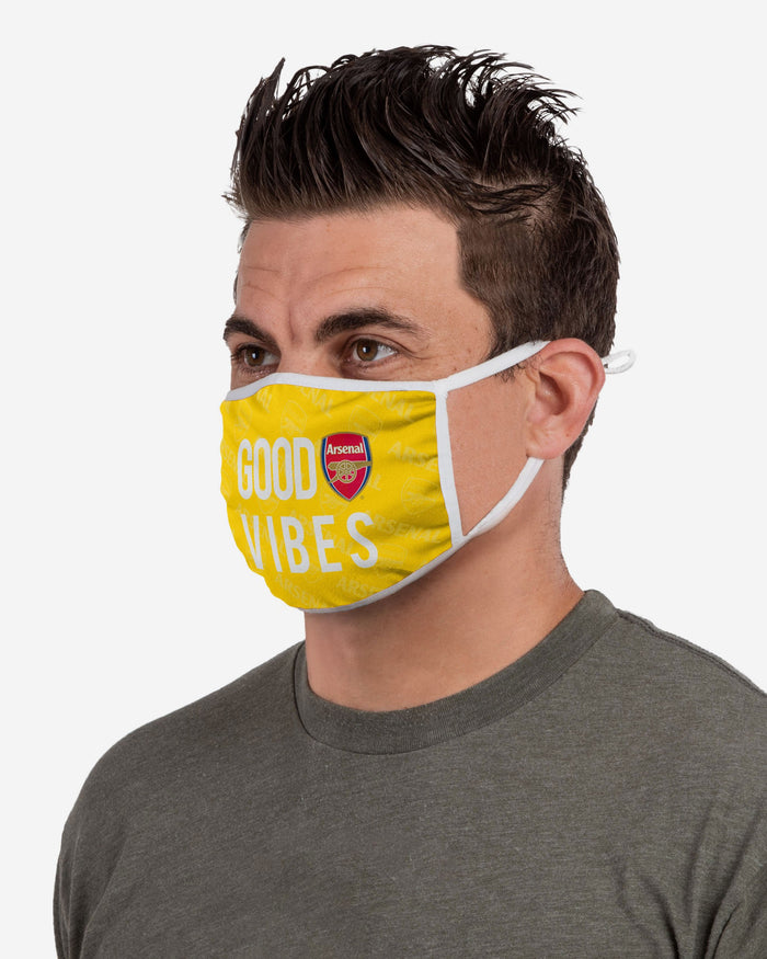 Arsenal FC Positive Slogan 3 Pack Face Cover FOCO - FOCO.com | UK & IRE