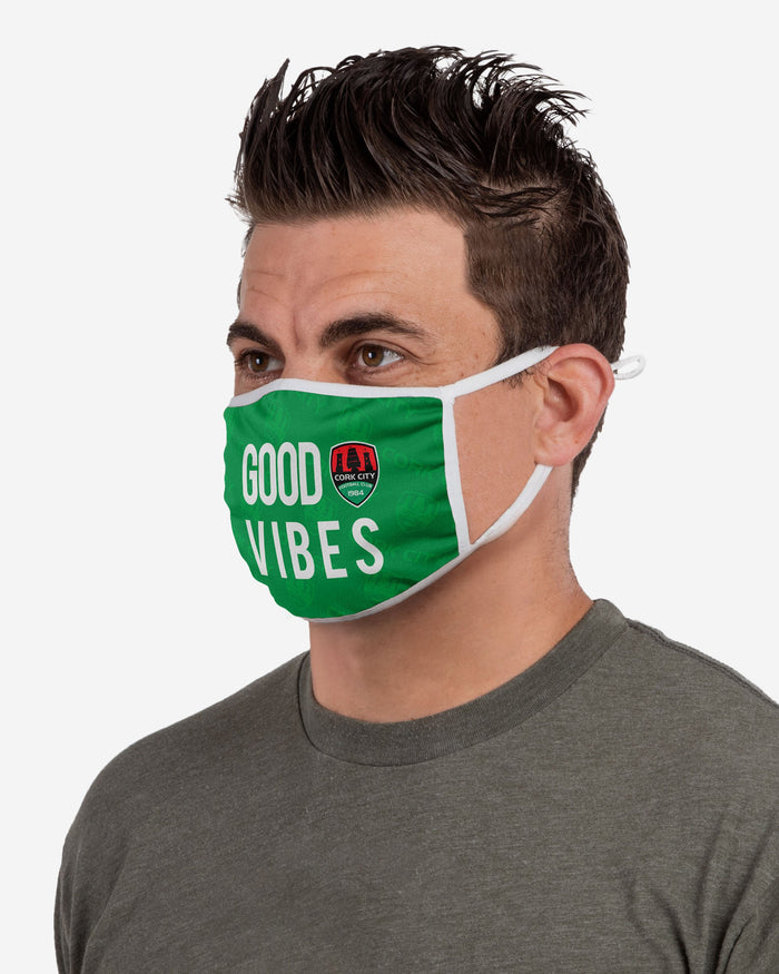 Cork City FC Positive Slogan 3 Pack Face Cover FOCO - FOCO.com | UK & IRE