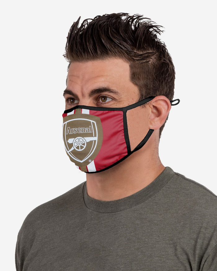 Arsenal FC Stripe Logo Reflective Face Cover FOCO - FOCO.com | UK & IRE