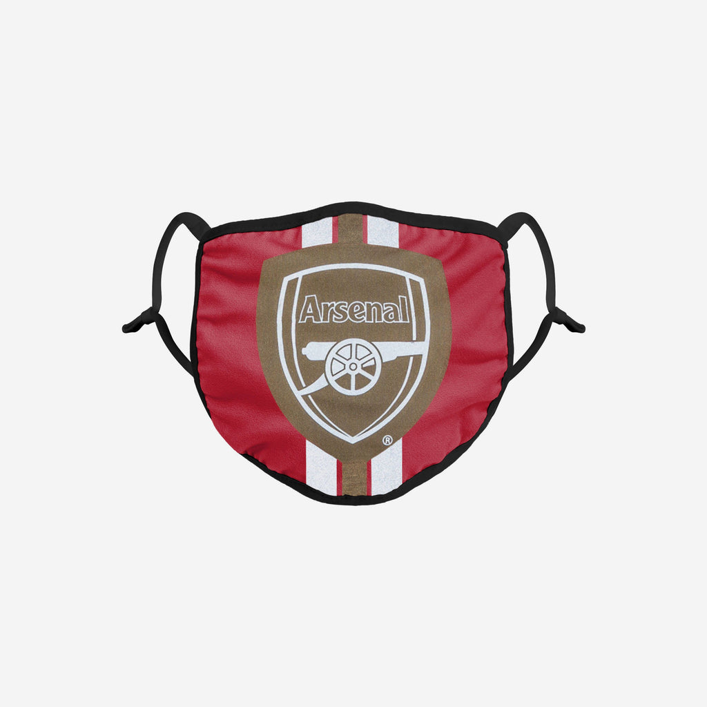 Arsenal FC Stripe Logo Reflective Face Cover FOCO - FOCO.com | UK & IRE