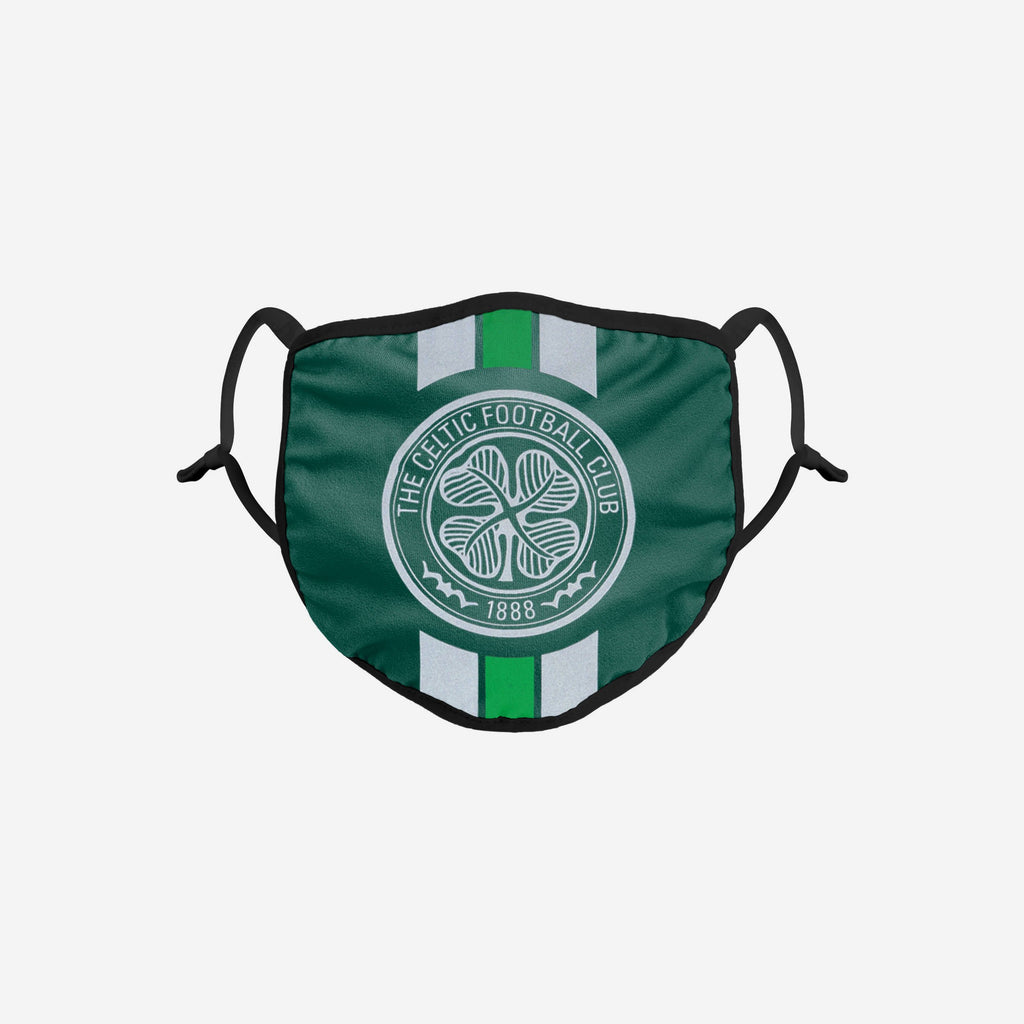 Celtic FC Stripe Logo Reflective Face Cover FOCO - FOCO.com | UK & IRE