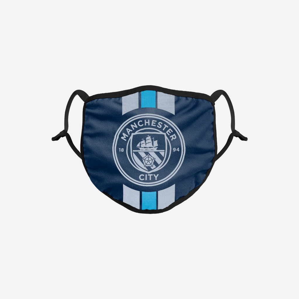 Manchester City FC Stripe Logo Reflective Face Cover FOCO - FOCO.com | UK & IRE