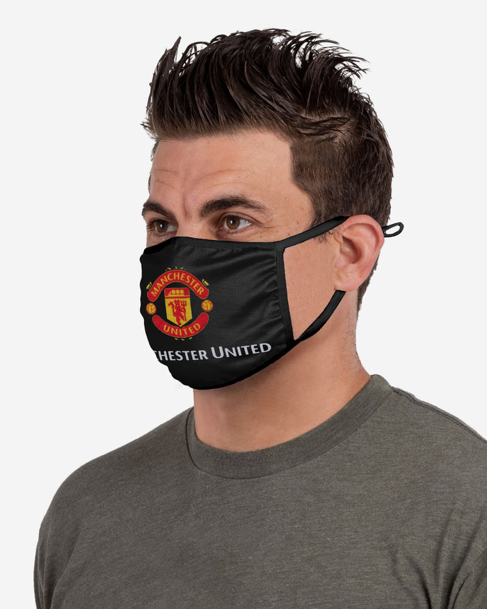 Manchester United FC Reflective Wordmark Face Cover FOCO - FOCO.com | UK & IRE