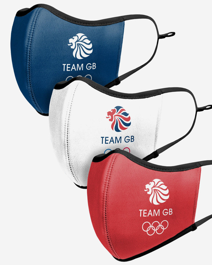 Team GB 3 Pack Sport Face Cover FOCO - FOCO.com | UK & IRE