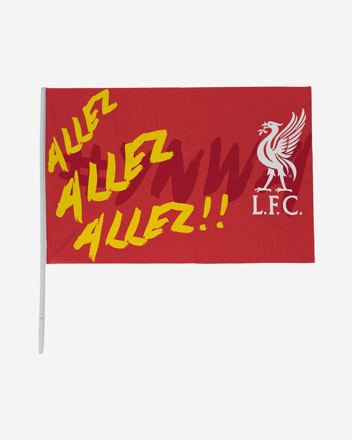 Liverpool FC Allez Allez 3 x 2 Flag FOCO - FOCO.com | UK & IRE