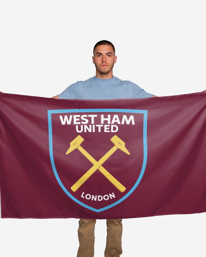 West Ham United FC Core Crest Flag FOCO - FOCO.com | UK & IRE