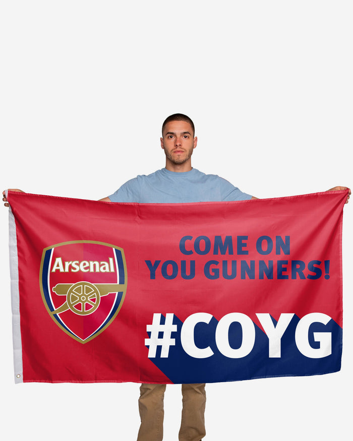 Arsenal FC Motivational Slogan Flag FOCO - FOCO.com | UK & IRE
