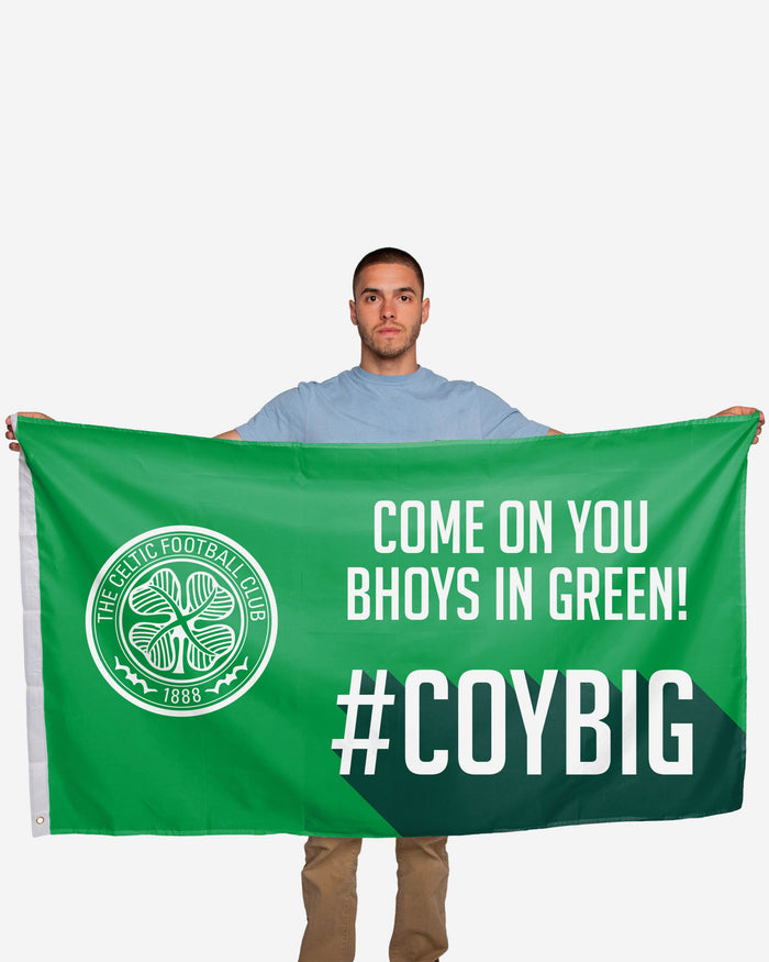 Celtic FC Motivational Slogan Flag FOCO - FOCO.com | UK & IRE