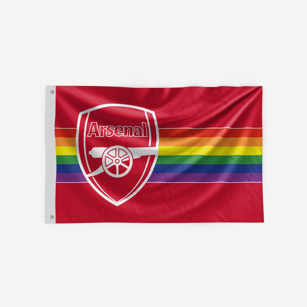 Arsenal FC Rainbow 5x3 Flag FOCO - FOCO.com | UK & IRE