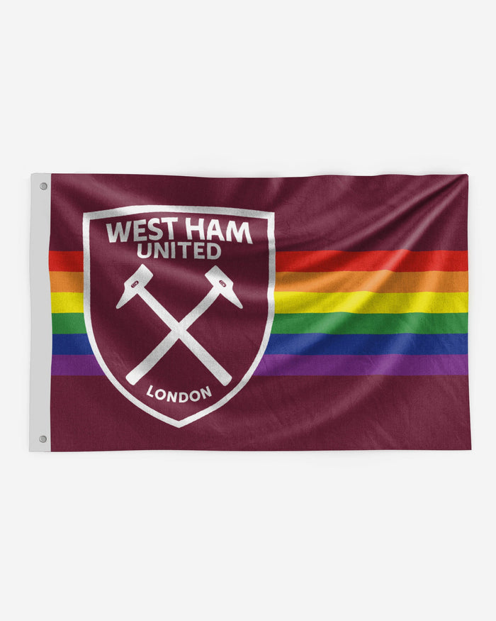 West Ham United FC Rainbow 5 x 3 Flag FOCO - FOCO.com | UK & IRE