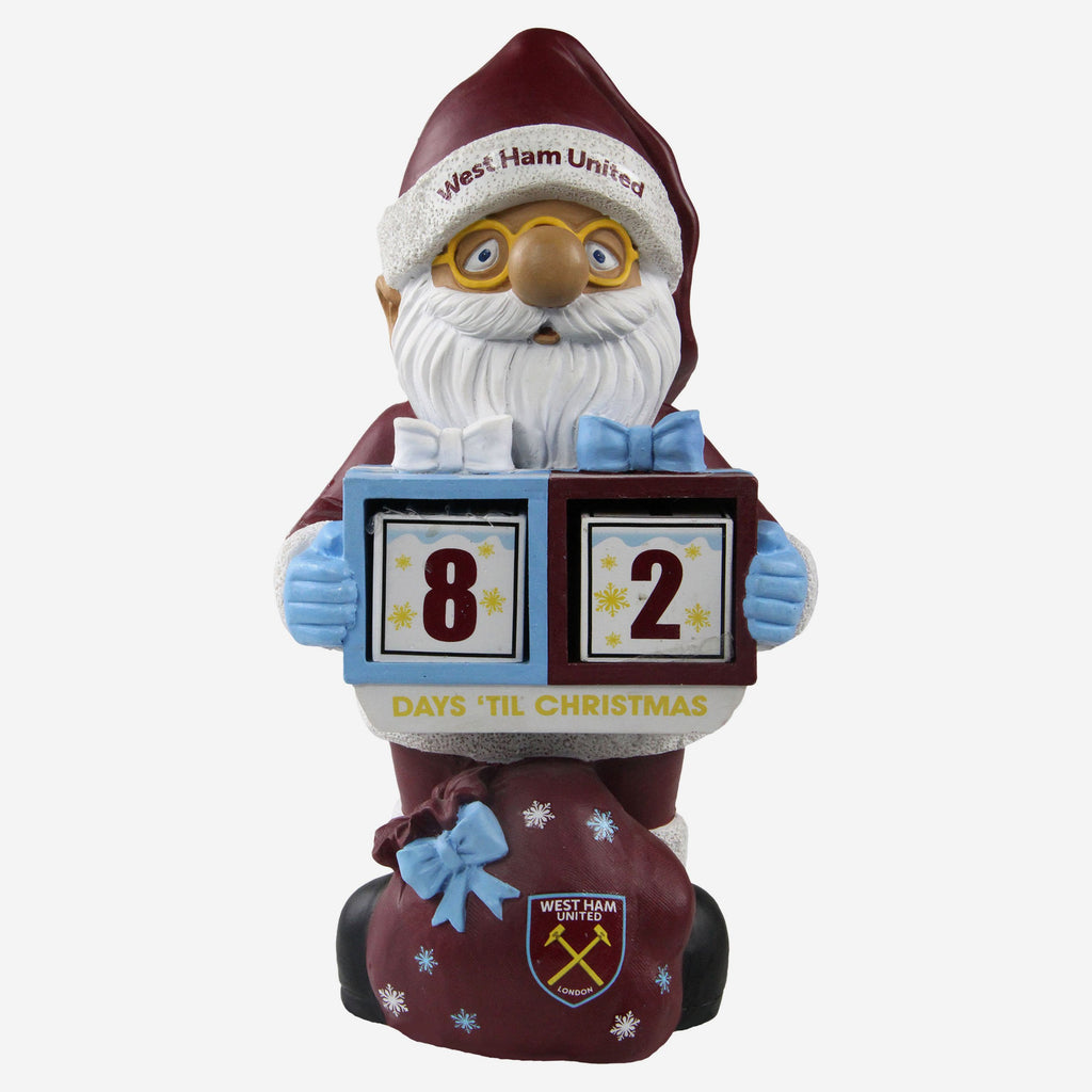 West Ham United FC Christmas Countdown Gnome FOCO - FOCO.com | UK & IRE