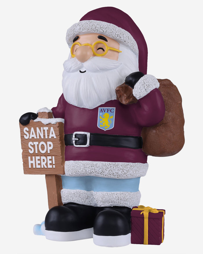 Aston Villa FC Santa Stop Here Gnome FOCO - FOCO.com | UK & IRE