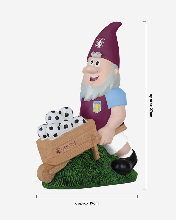 Aston Villa FC Wheelbarrow Gnome FOCO - FOCO.com | UK & IRE