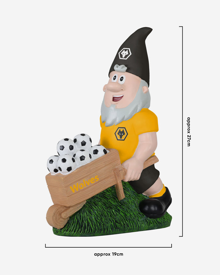 Wolverhampton Wanderers FC Wheelbarrow Gnome FOCO - FOCO.com | UK & IRE