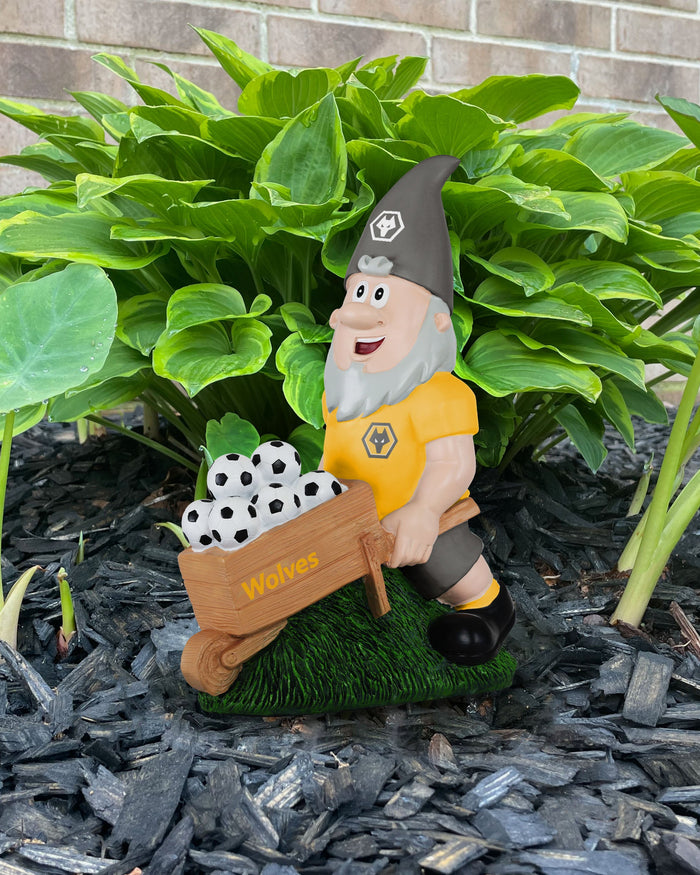 Wolverhampton Wanderers FC Wheelbarrow Gnome FOCO - FOCO.com | UK & IRE