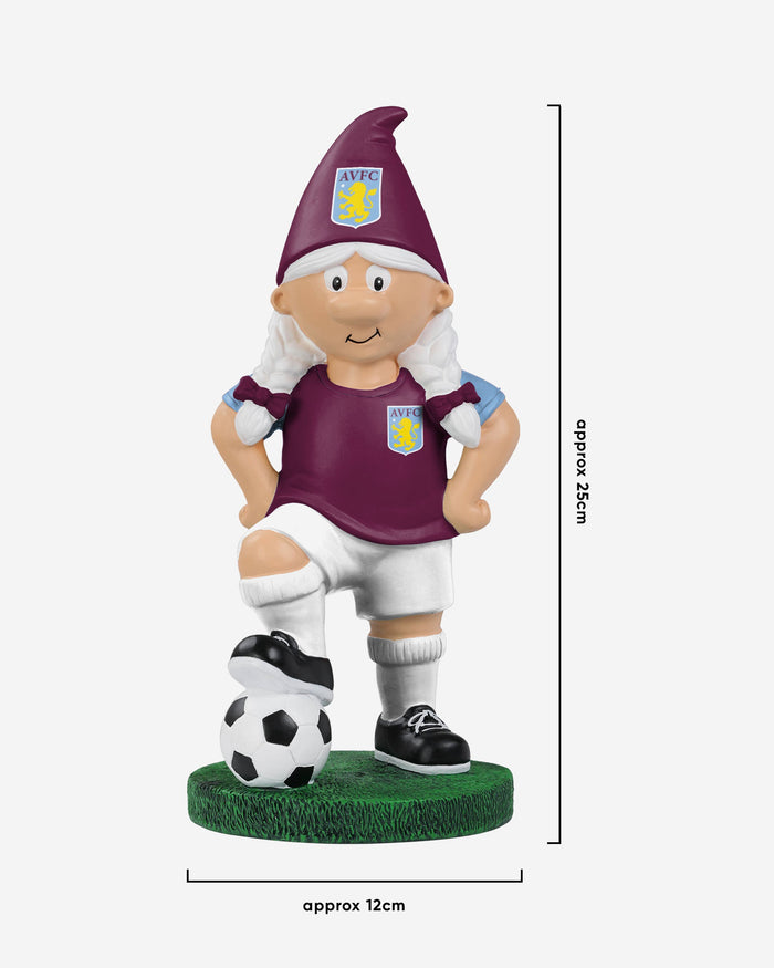 Aston Villa FC Original Female Football Gnome FOCO - FOCO.com | UK & IRE