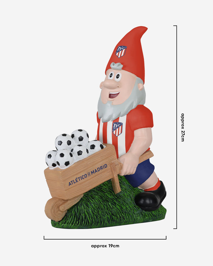 Atletico Madrid FC Wheelbarrow Gnome FOCO - FOCO.com | UK & IRE