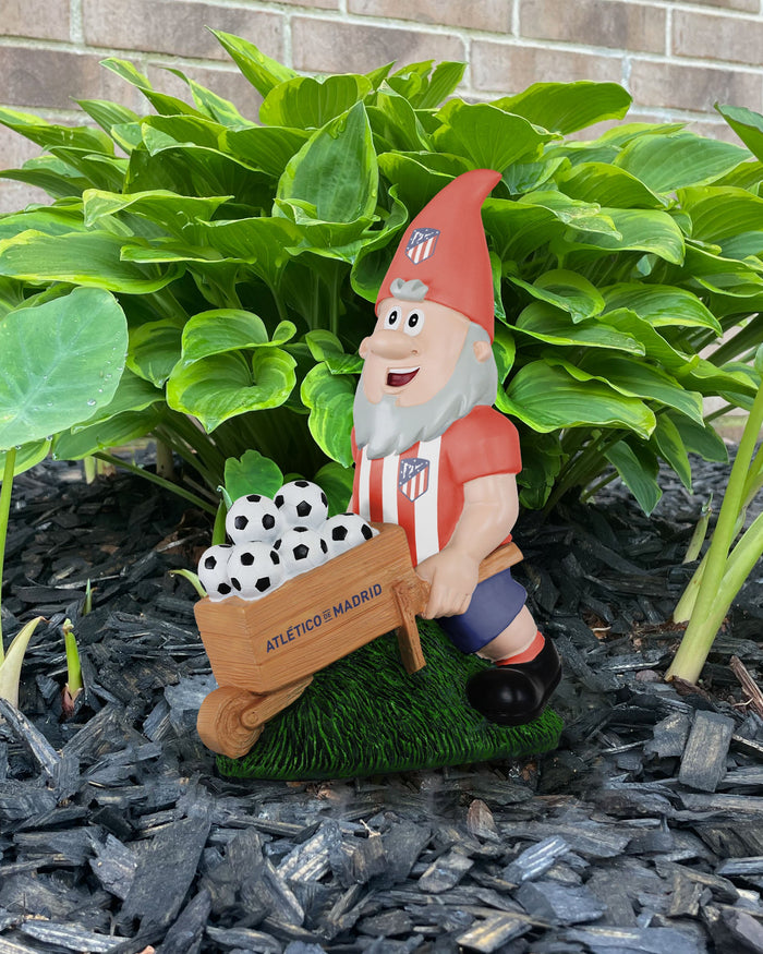 Atletico Madrid FC Wheelbarrow Gnome FOCO - FOCO.com | UK & IRE