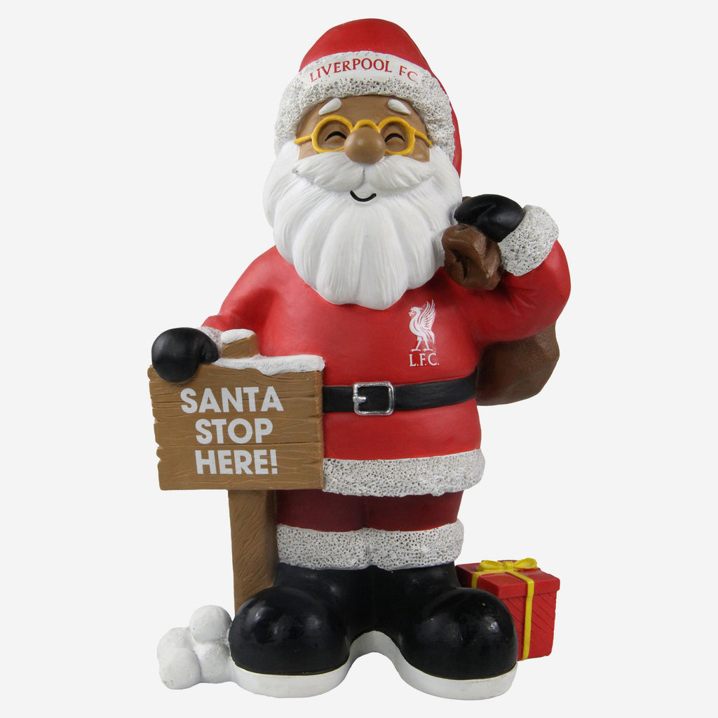 Liverpool FC Santa Stop Here Gnome FOCO - FOCO.com | UK & IRE