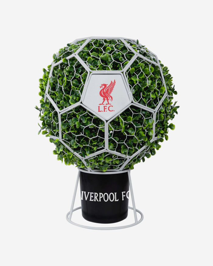 Liverpool FC Ball Topiary Frame With Leaves FOCO - FOCO.com | UK & IRE