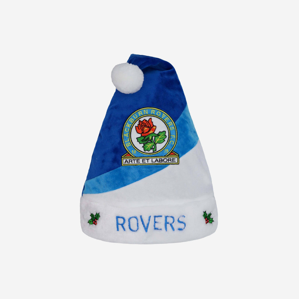 Blackburn Rovers FC Colourblock Santa Hat FOCO - FOCO.com | UK & IRE