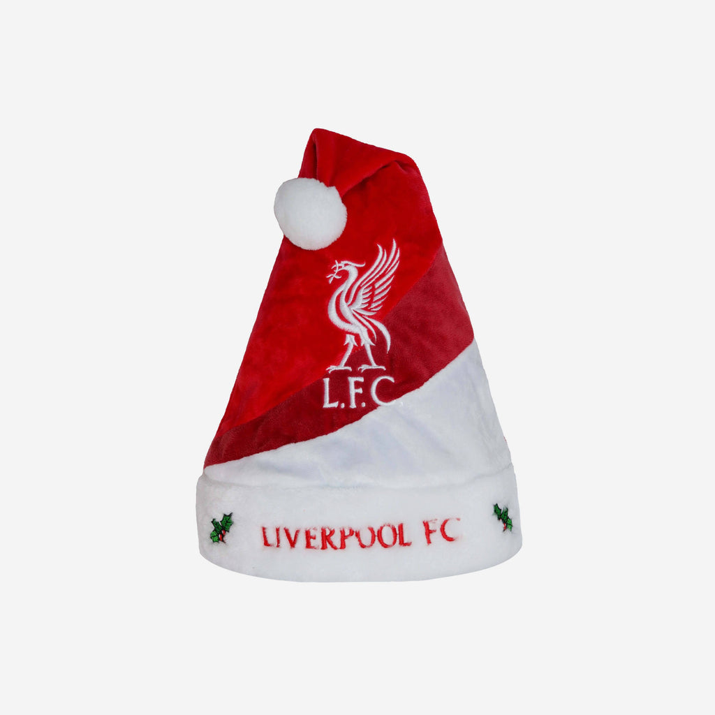 Liverpool FC Colourblock Santa Hat FOCO - FOCO.com | UK & IRE