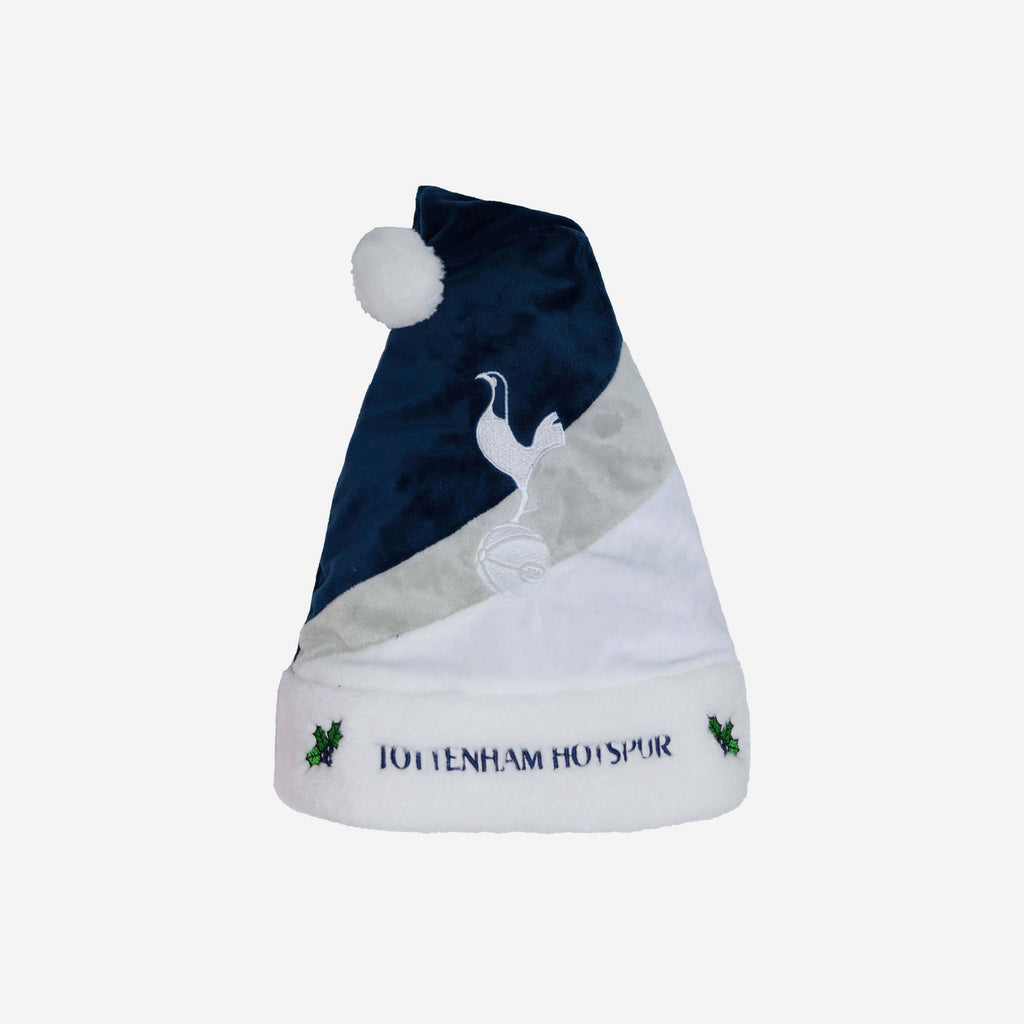 Tottenham Hotspur Colourblock Santa Hat FOCO - FOCO.com | UK & IRE