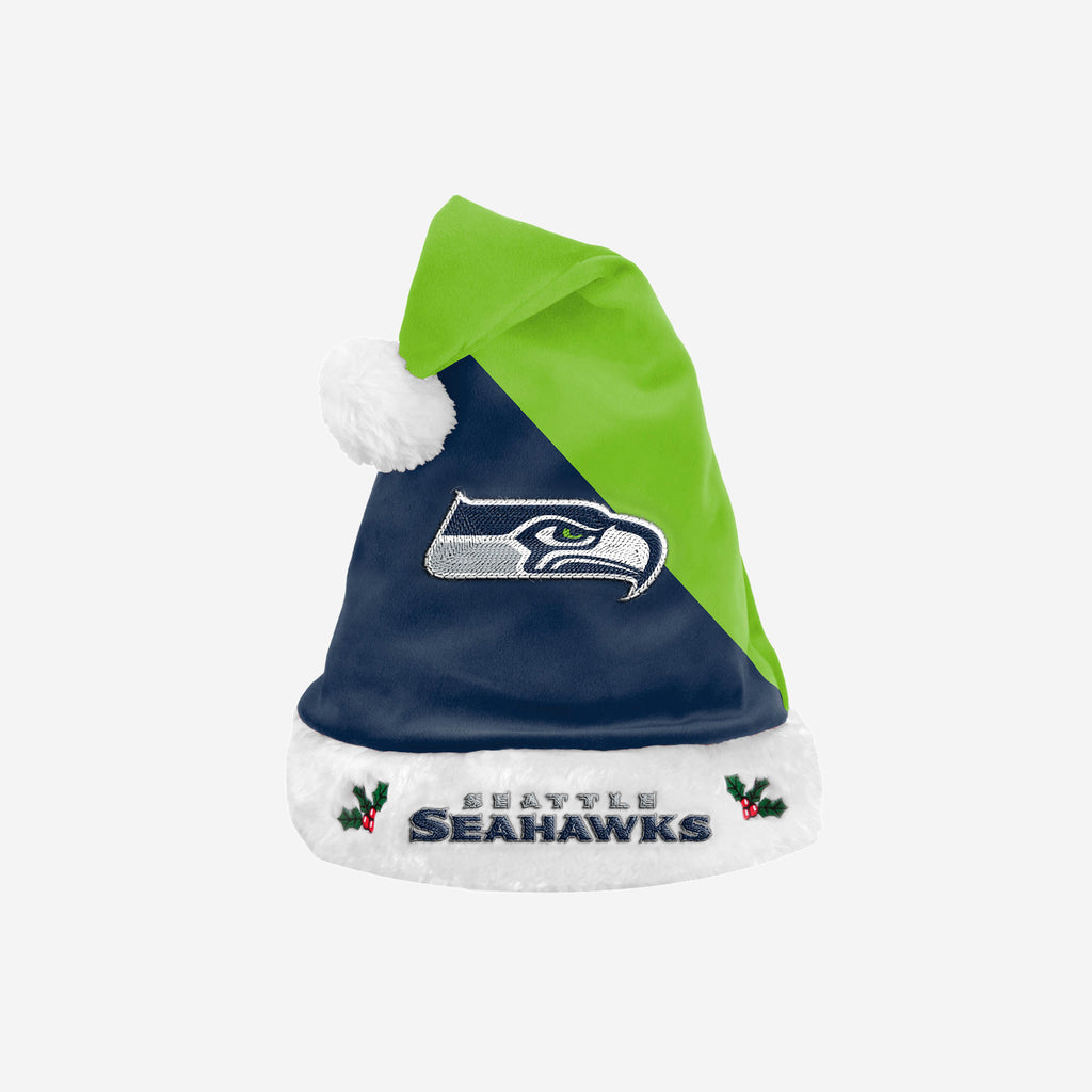 Seattle Seahawks Basic Santa Hat FOCO - FOCO.com | UK & IRE