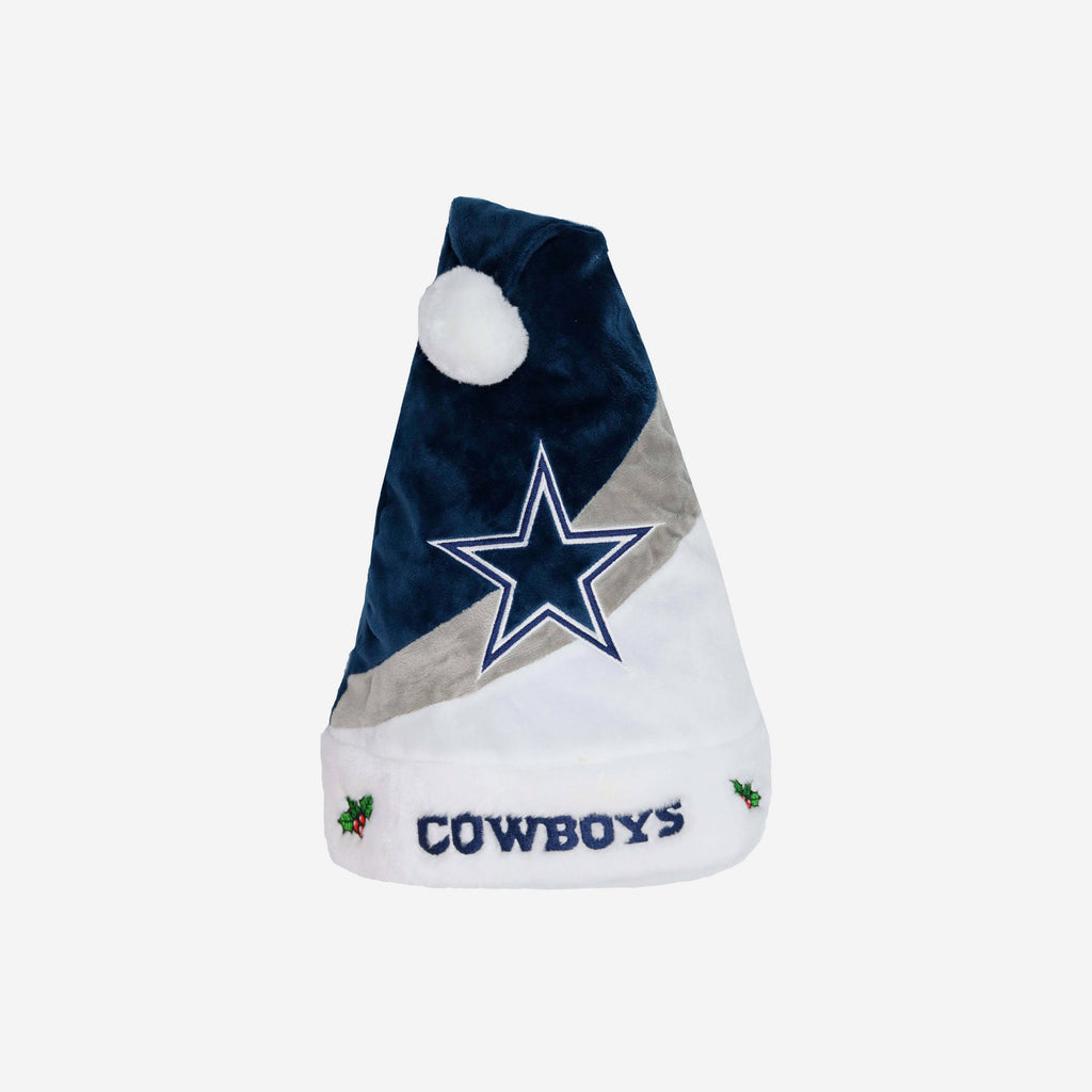 Dallas Cowboys Colourblock Santa Hat FOCO - FOCO.com | UK & IRE