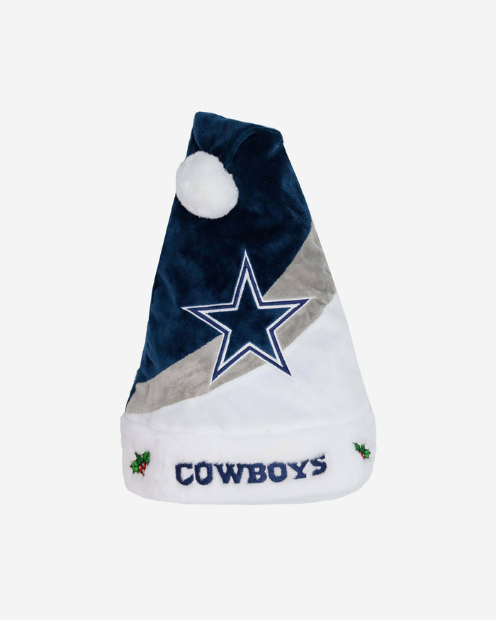 Dallas Cowboys Colourblock Santa Hat FOCO - FOCO.com | UK & IRE