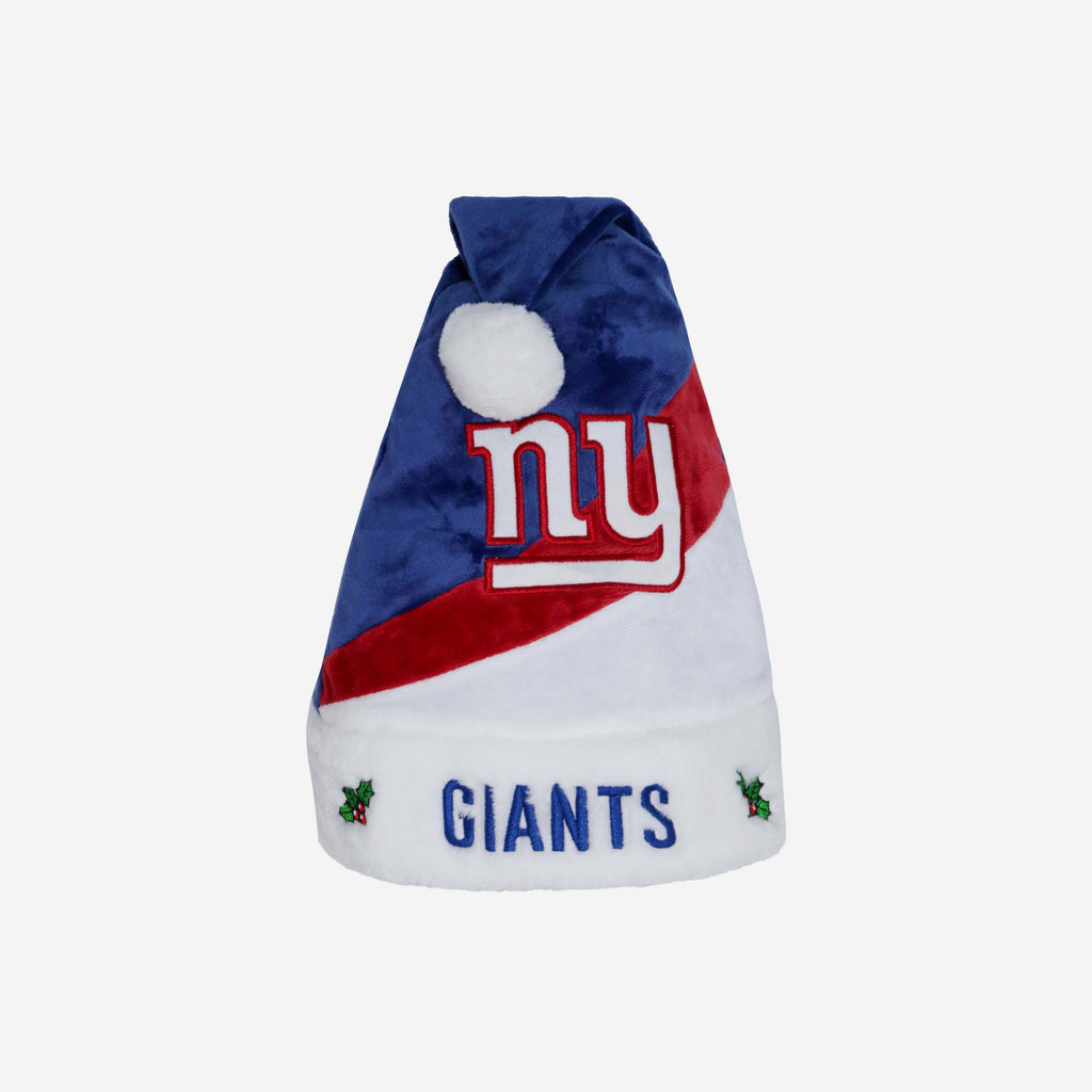 New York Giants Colourblock Santa Hat FOCO - FOCO.com | UK & IRE