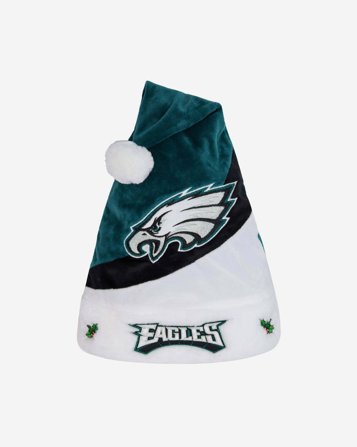Philadelphia Eagles Colourblock Santa Hat FOCO - FOCO.com | UK & IRE