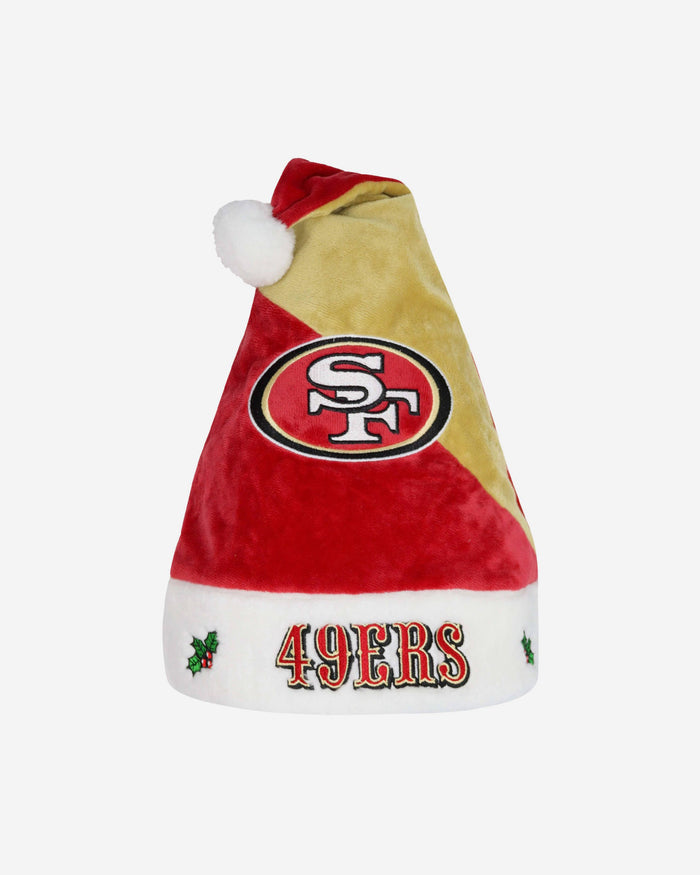 San Francisco 49ers Colourblock Santa Hat FOCO - FOCO.com | UK & IRE