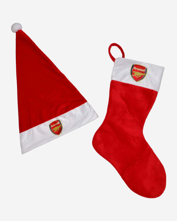Arsenal FC Santa Hat & Stocking Set FOCO - FOCO.com | UK & IRE