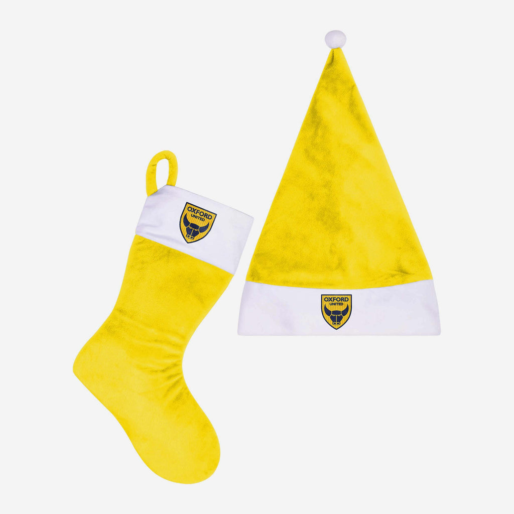 Oxford United FC Santa Hat & Stocking Set FOCO - FOCO.com | UK & IRE