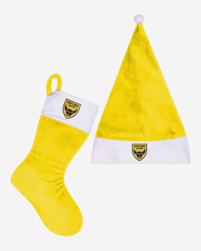Oxford United FC Santa Hat & Stocking Set FOCO - FOCO.com | UK & IRE