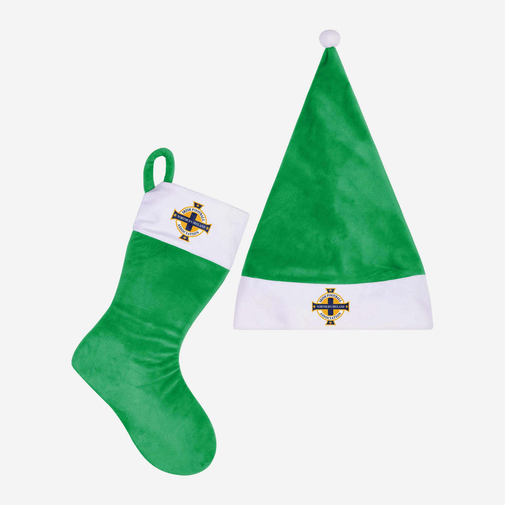 Northern Ireland Santa Hat & Stocking Set FOCO - FOCO.com | UK & IRE