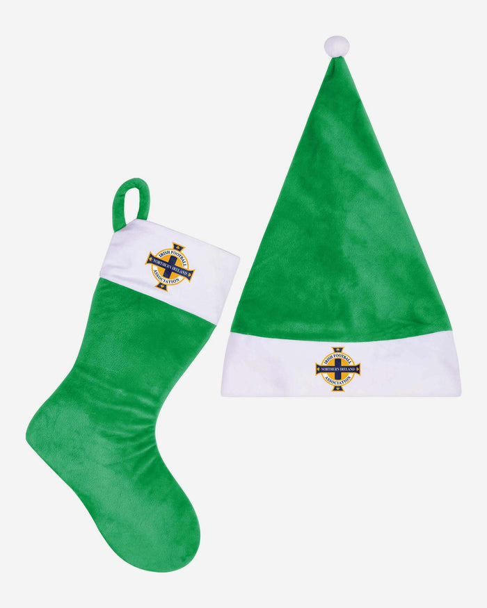 Northern Ireland Santa Hat & Stocking Set FOCO - FOCO.com | UK & IRE
